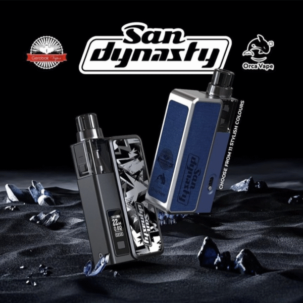 San Dynasty 小海豚 30W 小煙主機｜11色可選｜輕巧可換倉電子煙｜附空倉與配件